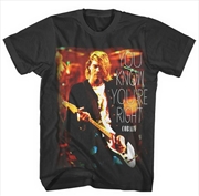 Buy Kurt Cobain You Know Youre Right Size M Tshirt