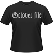 Buy October File Why... Black Size Small Tshirt