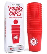 Fear Pong Fuck Cups | Merchandise