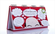 Office Excuses Flip Book | Paperback Book