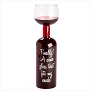 Wine Bottle Glass | Merchandise
