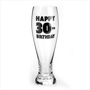 Buy 30th Birthday Pilsner Glass