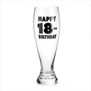 Buy 18th Birthday Pilsner Glass