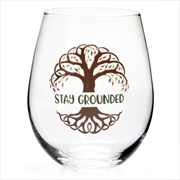 Buy Tree Of Life Stay Grounded Stemless Glass