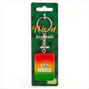 Buy I Love Weed Keychain