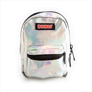 Buy Iridescent Silver BooBoo Backpack Mini