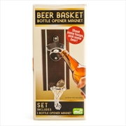 Magnetic Beer Basket Bottle Opener | Merchandise