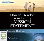 Buy How to Develop Your Family Mission Statement