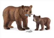 Buy Schleich-Grizzly bear mother with cub