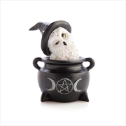 Buy Snowy Owl Cauldron Figurine