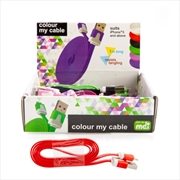 Buy Colour My Cable Lightning Charger Cord   (SENT AT RANDOM)
