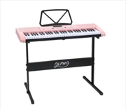 Buy Alpha 61 Key Electronic Piano Keyboard - Pink