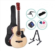 Buy Alpha 38-inch Wood Acoustic Guitar Capo - Natural