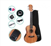 Buy Alpha 26-inch Electric Tenor Ukulele with Tuner - Natural