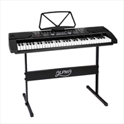 Buy Alpha 61 Keys Electronic Piano Keyboard - Black