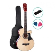 Buy Alpha 38-inch Acoustic Guitar Steel-Stringed - Natural