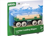 Buy BRIO Vehicle - Lumber Loading Wagon, 4 pieces