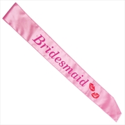 Pink Bridesmaid Flashing Sash | Miscellaneous
