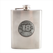 18th Engravable Metal Flask | Merchandise