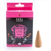 Buy Soul Sticks Love Spell Backflow Incense Cone - Set of 10