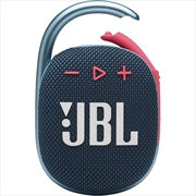 Buy JBL Clip 4 Portable Bluetooth Speaker - Blue/Pink