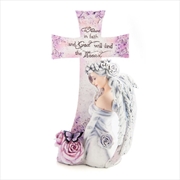 Buy Weave In Faith Cross Ornament by Jessica Galbreth