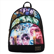 Buy Loungefly Harry Potter - Trilogy Triple Pocket Mini Backpack