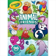 Crayola- Animal Friends 96pg Coloring Book | Colouring Book