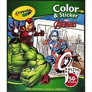 Crayola Color & Sticker Book Marvel Avengers | Colouring Book