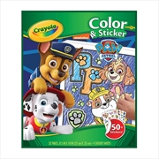 Crayola Color & Sticker Book- Paw Patrol | Colouring Book