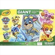 Crayola Paw Patrol Giant Pages | Colouring Book