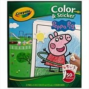 Crayola Color N Sticker Book Peppa Pig | Colouring Book