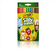 Buy Crayola 10 Silly Scents Slim Markers