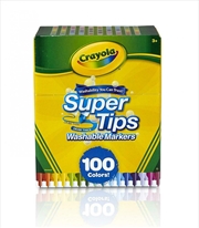 Buy Crayola 100 Super tips Washable Markers