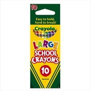 Buy Crayola 10 Large School Crayons