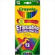Crayola 12 Erasable Colored Pencils | Merchandise