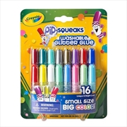 Buy Crayola 16 Pip Squeaks Glitter Glue