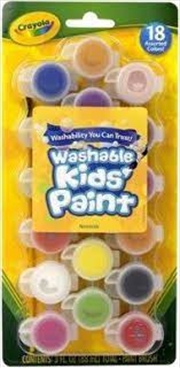 Buy 18 Kids Poster Paints W Brush