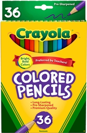 Buy Crayola 36 Full Size Colored Pencils