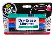 Buy Crayola 4 Whiteboard Markers Chisel Tip