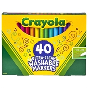 Buy Crayola Ultra-clean Washable Markers 40 Pack