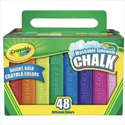 Buy Crayola 48 Washable Sidewalk Chalks