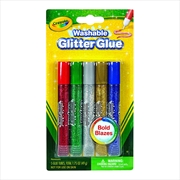 Buy 5 Washable Glitter Glues