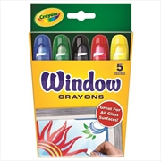 Buy Crayola 5 Washable Window Crayons