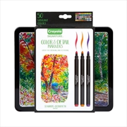 Buy Crayola Signature Colour & Detail Marker Tin 50 Pack
