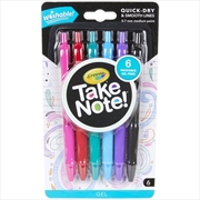 Buy Crayola 6 Washable Gel Pens