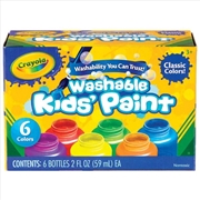 Buy Crayola- 6 Washable Kids Paints