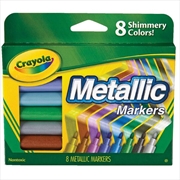 Crayola 8 Metallic Markers | Merchandise
