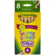 Buy Crayola 8 Write Start Colored Pencils