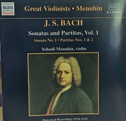Buy Bach: Sonatas & Partitas Vol 1
